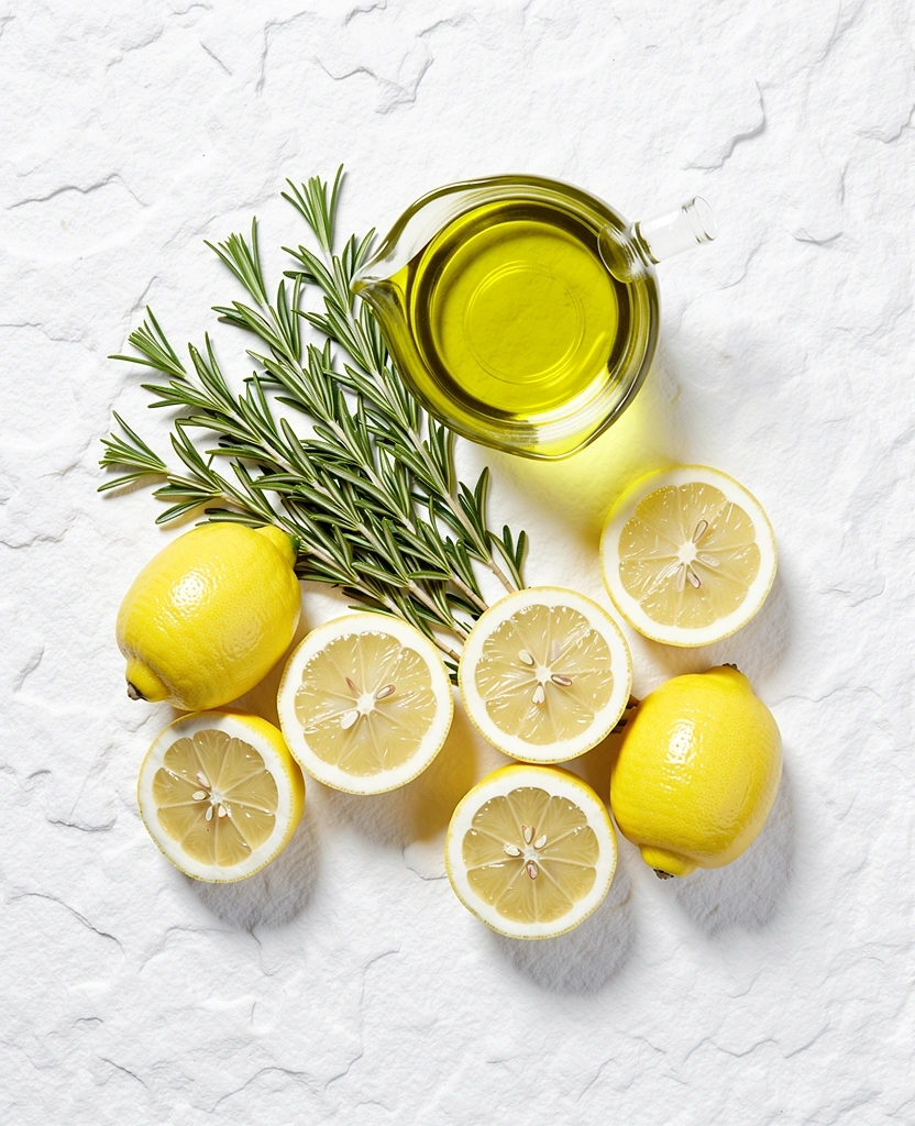 Ingredientes mediterráneos frescos