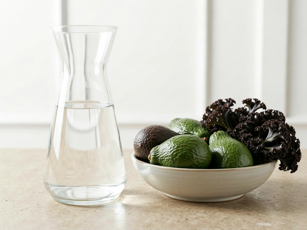 Ingredientes frescos de nutrición balanceada